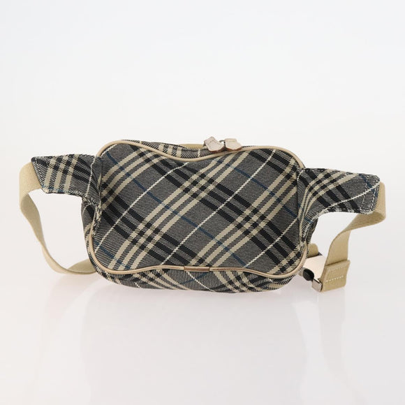 Burberrys Burberry Nova Check Bag Canvas 4 Set Brown Beige Navy Auth 180243