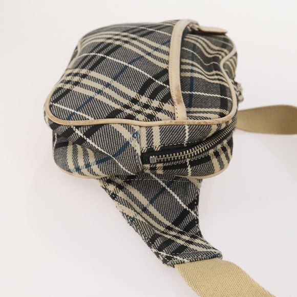 Burberrys Burberry Nova Check Bag Canvas 4 Set Brown Beige Navy Auth 180243