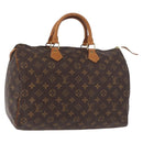 LOUIS VUITTON Monogram Speedy 35 Hand Bag M41524 LV Auth 180271-1