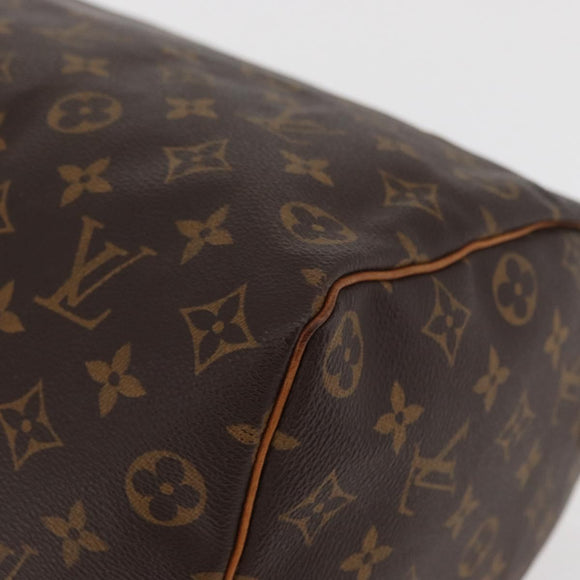 LOUIS VUITTON Monogram Speedy 35 Hand Bag M41524 LV Auth 180271
