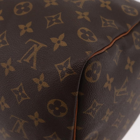 LOUIS VUITTON Monogram Speedy 35 Hand Bag M41524 LV Auth 180271