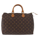 LOUIS VUITTON Monogram Speedy 35 Hand Bag M41524 LV Auth 180271-13