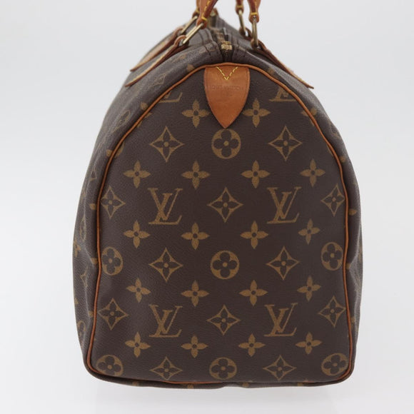 LOUIS VUITTON Monogram Speedy 35 Hand Bag M41524 LV Auth 180271