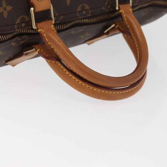 LOUIS VUITTON Monogram Speedy 35 Hand Bag M41524 LV Auth 180271