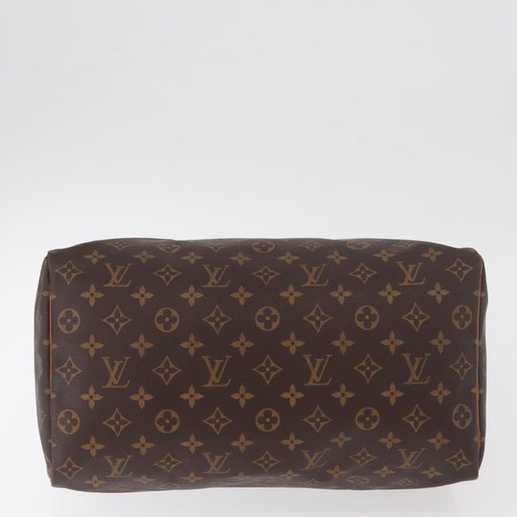 LOUIS VUITTON Monogram Speedy 35 Hand Bag M41524 LV Auth 180271
