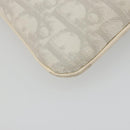 Christian Dior Trotter Canvas Romantic Bag PVC White Silver Auth 180282A-13