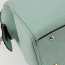CELINE Handtas Leer 2way Lichtblauw Goud Auth 180287A-16
