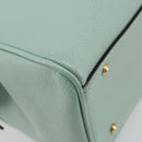 CELINE Handtas Leer 2way Lichtblauw Goud Auth 180287A-18