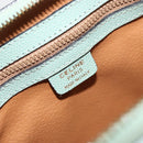 CELINE Handtas Leer 2way Lichtblauw Goud Auth 180287A-20