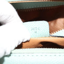 CELINE Handtas Leer 2way Lichtblauw Goud Auth 180287A-12