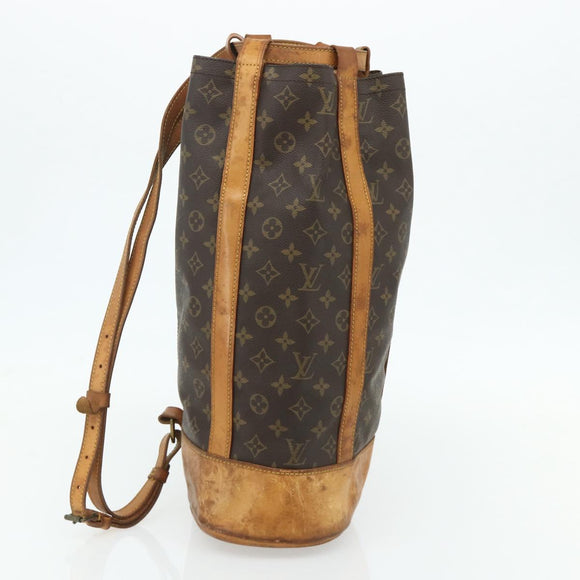 LOUIS VUITTON Monogram Randonnee GM Shoulder Bag M42244 LV Auth 180289