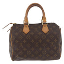 LOUIS VUITTON Monogram Speedy 25 Hand Bag M41528 LV Auth 180292A-2