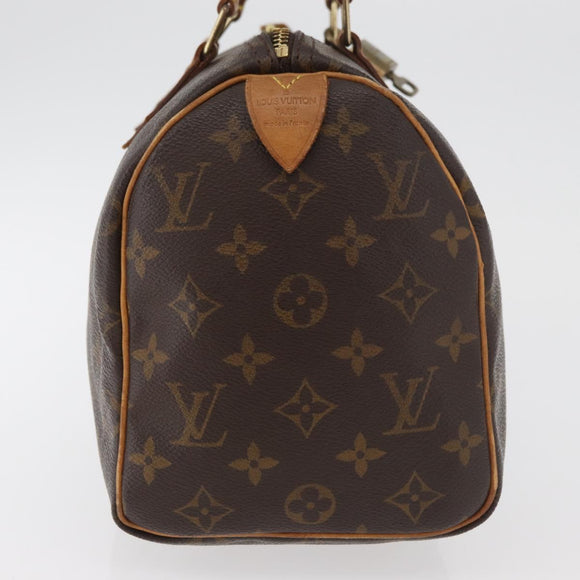 LOUIS VUITTON Monogram Speedy 25 Hand Bag M41528 LV Auth 180292A
