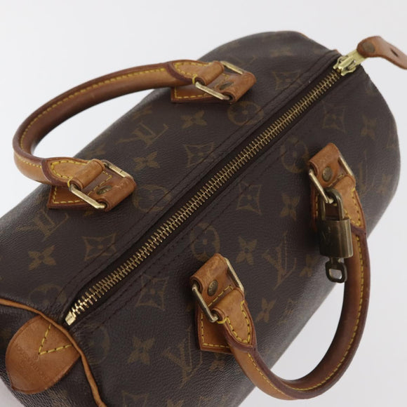 LOUIS VUITTON Monogram Speedy 25 Hand Bag M41528 LV Auth 180292A