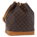 LOUIS VUITTON Monogram Noe Schultertasche M42224 LV Auth 180293-1