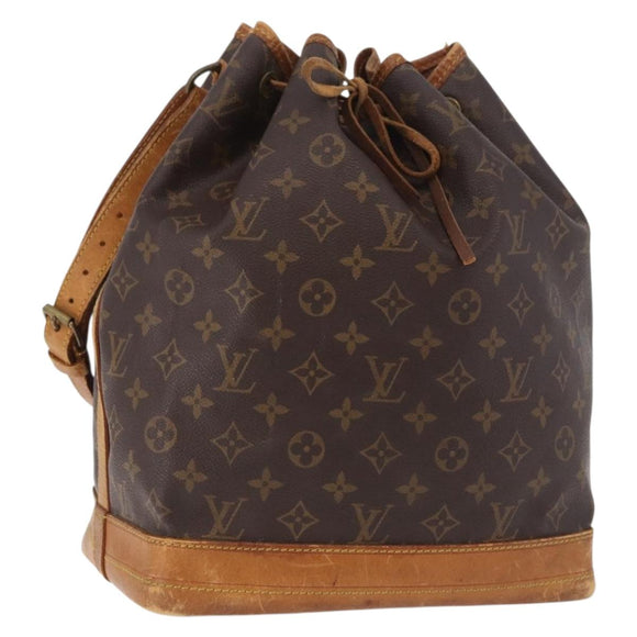 LOUIS VUITTON Monogram Noe Schultertasche M42224 LV Auth 180293