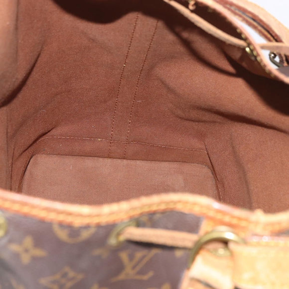 LOUIS VUITTON Monogram Noe Schultertasche M42224 LV Auth 180293