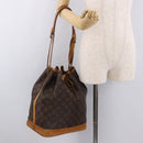 LOUIS VUITTON Monogram Noe Schultertasche M42224 LV Auth 180293-20
