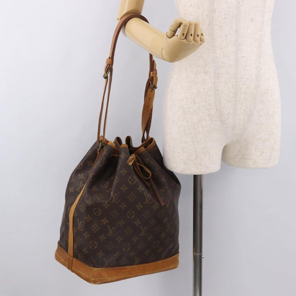 LOUIS VUITTON Monogram Noe Schultertasche M42224 LV Auth 180293