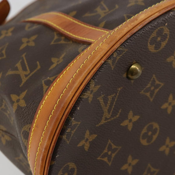 LOUIS VUITTON Monogram Bucket GM Schoudertas M42236 LV Auth 180294