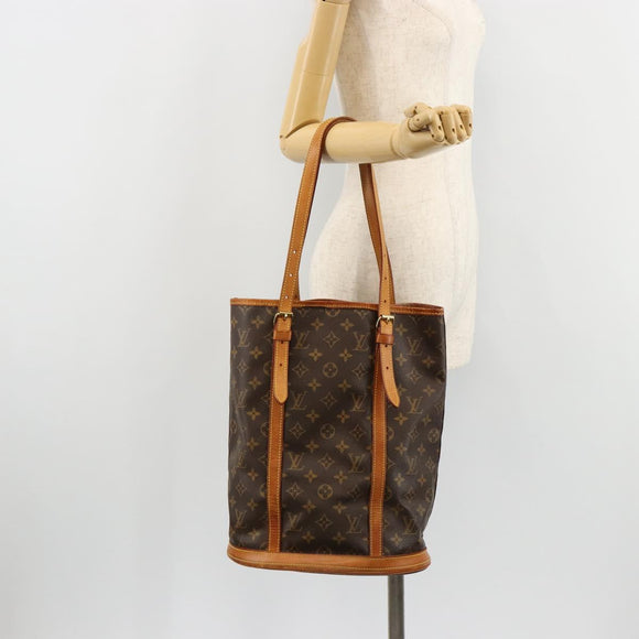 LOUIS VUITTON Monogram Bucket GM Schoudertas M42236 LV Auth 180294