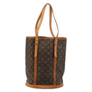 LOUIS VUITTON Monogram Bucket GM Schoudertas M42236 LV Auth 180294-2