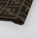 FENDI Zucca Canvas Handtas Zwart Bruin Auth 180302A-9
