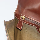 FENDI Zucca Canvas Handtas Zwart Bruin Auth 180302A-20