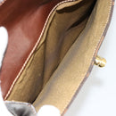 FENDI Zucca Canvas Handtas Zwart Bruin Auth 180302A-22