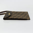 FENDI Zucca Canvas Handtas Zwart Bruin Auth 180302A-4