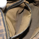 FENDI Zucca Canvas Hand Bag 2way Black Brown Auth 180303-22