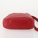 GUCCI Bamboo Shoulder Bag Leather 2way Red Gold 001 1638 Auth 180304-11