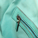 GUCCI Bamboo Shoulder Bag Leather Green Gold 124293 Auth 180305A-19