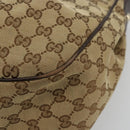 GUCCI GG Canvas Sukey Shoulder Bag Beige Gold 296834 Auth 180306-10