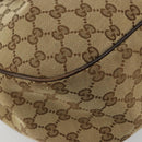 GUCCI GG Canvas Sukey Shoulder Bag Beige Gold 296834 Auth 180306-11
