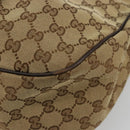 GUCCI GG Canvas Sukey Shoulder Bag Beige Gold 296834 Auth 180306-12