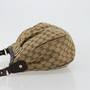 GUCCI GG Canvas Sukey Shoulder Bag Beige Gold 296834 Auth 180306-5