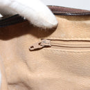 GUCCI GG Supreme Web Sherry Line Bag PVC Beige Gold 10 01 3840 Auth 180307-22