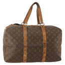 LOUIS VUITTON Monogram Sac Souple 45 Boston Tasche M41624 LV Auth 180309-1