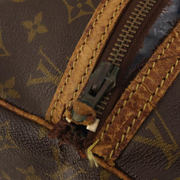 LOUIS VUITTON Monogram Sac Souple 45 Boston Tasche M41624 LV Auth 180309