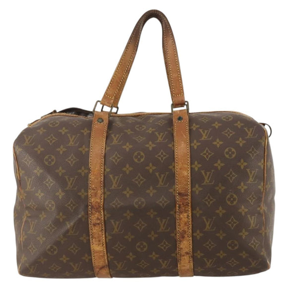 LOUIS VUITTON Monogram Sac Souple 45 Boston Tasche M41624 LV Auth 180309