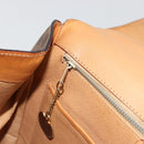 CELINE Macadam Canvas Medallion Hand Bag PVC Leather Brown Gold Auth 180312A-21