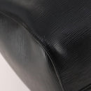 LOUIS VUITTON Epi Keepall 55 Boston Bag Noir Black M42952 LV Auth 180315A-15