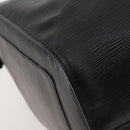 LOUIS VUITTON Epi Keepall 55 Boston Bag Noir Black M42952 LV Auth 180315A-9