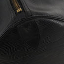 LOUIS VUITTON Epi Keepall 55 Boston Bag Noir Black M42952 LV Auth 180315A-17