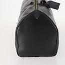 LOUIS VUITTON Epi Keepall 55 Boston Bag Noir Black M42952 LV Auth 180315A-4