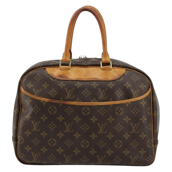 LOUIS VUITTON Monogram Deauville Hand Bag M47270 LV Auth 180317