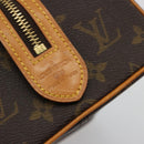 LOUIS VUITTON Monogram Trousse Patte Pression Cosmetic Pouch M47636 Auth 180318-8