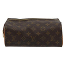 LOUIS VUITTON Monogram Trousse Patte Pression Cosmetic Pouch M47636 Auth 180318-13