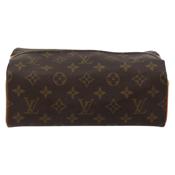 LOUIS VUITTON Monogram Trousse Patte Pression Cosmetic Pouch M47636 Auth 180318